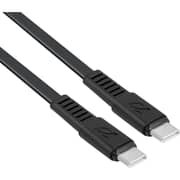Rivacase BK12 Flat USB-C To USB-C Cable 1.2m Black - PS6005