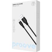 Proove Simple Silicone Durable USB To USB-C Cable 2m Black - CCSS15001221