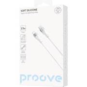 Proove Soft Silicone Durable USB-C To Lightning Cable 2m White - CCSO27002122
