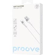 Proove Soft Silicone Durable USB-C To USB-C Cable 2m White - CCSO20001222