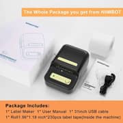 Niimbot B21S Black Bluetooth Label Maker Printer - 1AC22052402