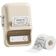 Niimbot B21S Creamy White Bluetooth Label Maker Printer - 1AC22172404