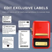Niimbot B21S Creamy White Bluetooth Label Maker Printer - 1AC22172404