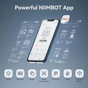 Niimbot K3 3-Inch Bluetooth and USB Label Printer - 1AE0F272404