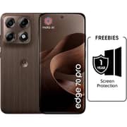 Moto Edge 70 Pro 5G 512GB 12GB RAM Pantone Chicory Coffee Dual Sim Smartphone + 1 Year Screen Damage Protection