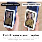 Insta360 Snap with Light Magnetic Selfie Screen with Light White - CINSFAVE