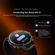 Oraimo Watch GT Smartwatch With 2 Replacement Strap Black
