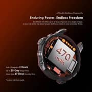 Oraimo Watch GT Smartwatch With 2 Replacement Strap Black