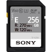 Sony E Series SD Memory Card 256GB Black/Silver - SF-E256