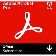 Adobe Acrobat Pro Professional 1 Year Subcription Red