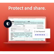 Adobe Acrobat Pro Professional 1 Year Subcription Red