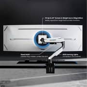 Ransor Hecaton V2 Pro RGB Singal Monitor White/Black - RNSR-ARM-HV21P-01