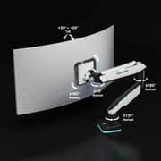 Ransor Hecaton V2 Pro RGB Singal Monitor White/Black - RNSR-ARM-HV21P-01