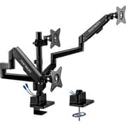 Ransor Hecaton V2 Pro RGB Triple Monitor Arm Black
