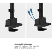 Ransor Hecaton V2 Pro RGB Triple Monitor Arm Black