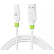 Bavin Silicone USB-C To USB-C Cable 1m White - CB412