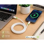 Bavin Silicone USB-C To Lightning Cable 1m White - CB-412