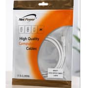 Netpower Cat-6E Patch Cable 1m White