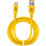 S-Tek USB To Micro Cable 1m Yellow