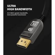 S-Tek 8K Male To Male Display Port Cable 3m Black