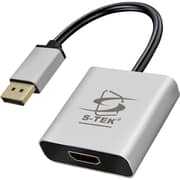S-Tek 4K Display Port To HDMI Adpater Silver