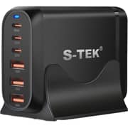S-Tek Gan Mobile Power Adapter With Stand Black