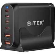 S-Tek Mobile Power Adapter With Stand Black