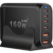 S-Tek Mobile Power Adapter With Stand Black