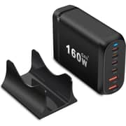 S-Tek Mobile Power Adapter With Stand Black