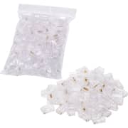 S-TEK Cat-6 RJ-45 Connector Clear Pack Of 100