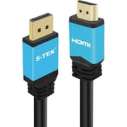 S-Tek 4K@30Hz Display Port to HDMI Cable 2m Black