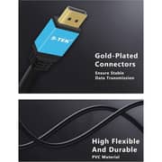 S-Tek 4K@30Hz Display Port to HDMI Cable 2m Black