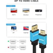 S-Tek 4K@30Hz Display Port to HDMI Cable 2m Black