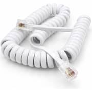 S-Tek Telephone Receiver Cable 3m White
