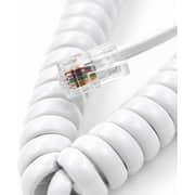 S-Tek Telephone Receiver Cable 3m White