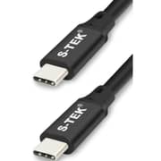 S-Tek Braided USB C to USB C Cable 3m Black
