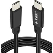 S-Tek Braided USB-C to USB-C Cable 15m Black