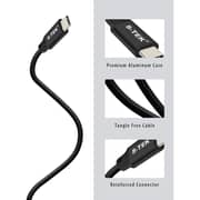S-Tek Braided USB-C to USB-C Cable 15m Black