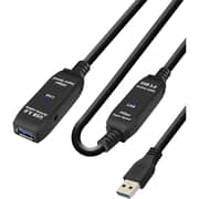 S-Tek USB 3.0 Type-A to Extension With Booster Printer Cable 10m Black
