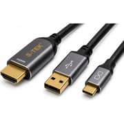 S-Tek USB Power HDMI to Type-C Cable 2m Black