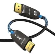 S-Tek 8K DisplayPort Male to HDMI Male Cable 10m Black