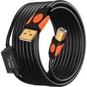 S-Tek Usb 2.0 Type-A to Type-B Extension with Booster Cable 15m Black