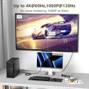S-Tek 4K DisplayPort Male to Male Cable 20m Black
