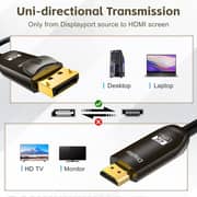 S-Tek 4K DisplayPort Male to Male Cable 20m Black