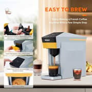 Hebat Cyber Semi Automatic Coffe Maker - HT-837