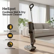 Hebat HeSpot Cordless Wet and Dry Vacuum Cleaner Grey - HT-881