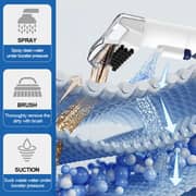 Hebat Portable Carpet Spot Cleaner White/Black - HT-828