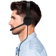 Port Connect Wired Over Ear Headset Black