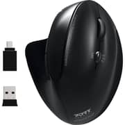 Port Ergo Pro Ergonomic Wireless Mouse Black - 900706-BT