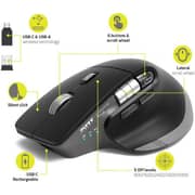 Port Ultimate Rechargeable Bluetooth Mouse Black - 910203